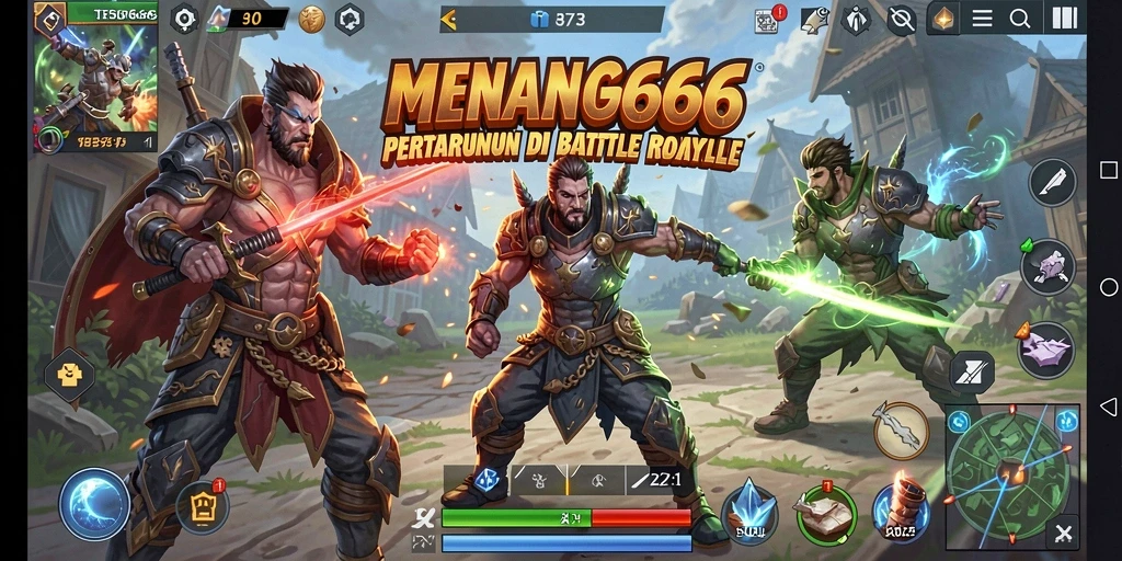 Gameplay seru dengan pertempuran intens di MENANG666.